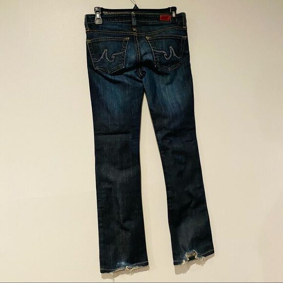 AG Adriano Goldschmied Blue Legging Ankle Jeans Size 25R - Picture 4 of 8